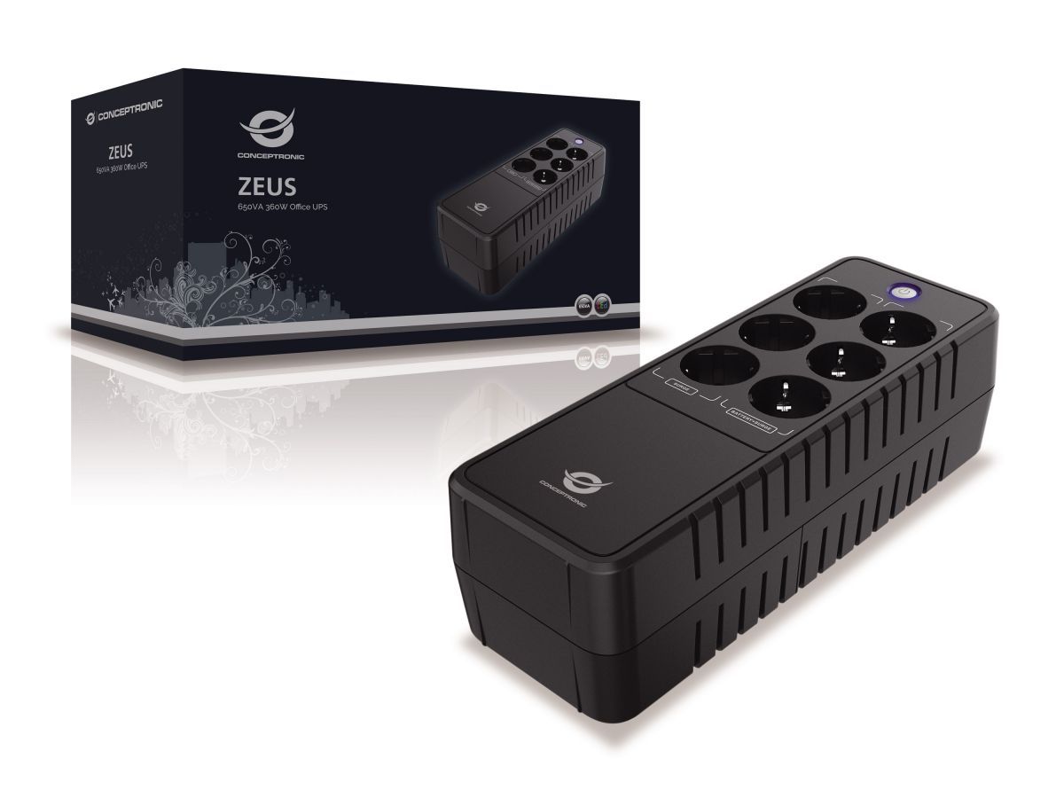 Conceptronic  ZEUS05E 650VA 360W UPS