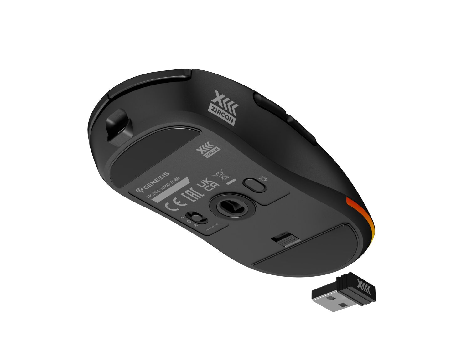 Genesis Zircon XIII Wireless RGB Gaming Mouse Black
