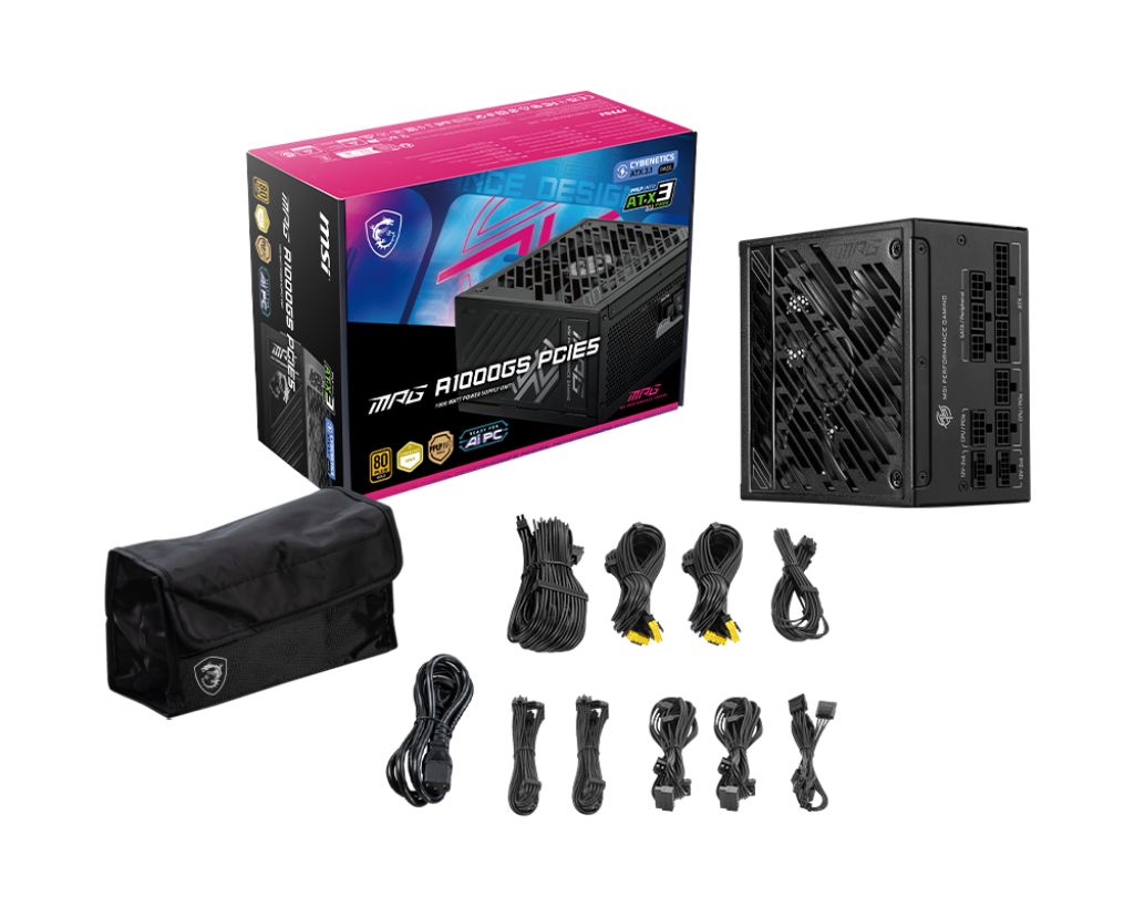 Msi 1000W 80+ Gold MPG A1000GS PCIE5
