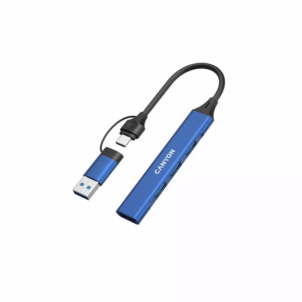 Canyon CNS-TDS02BL 4-portos USB2.0 HUB Blue