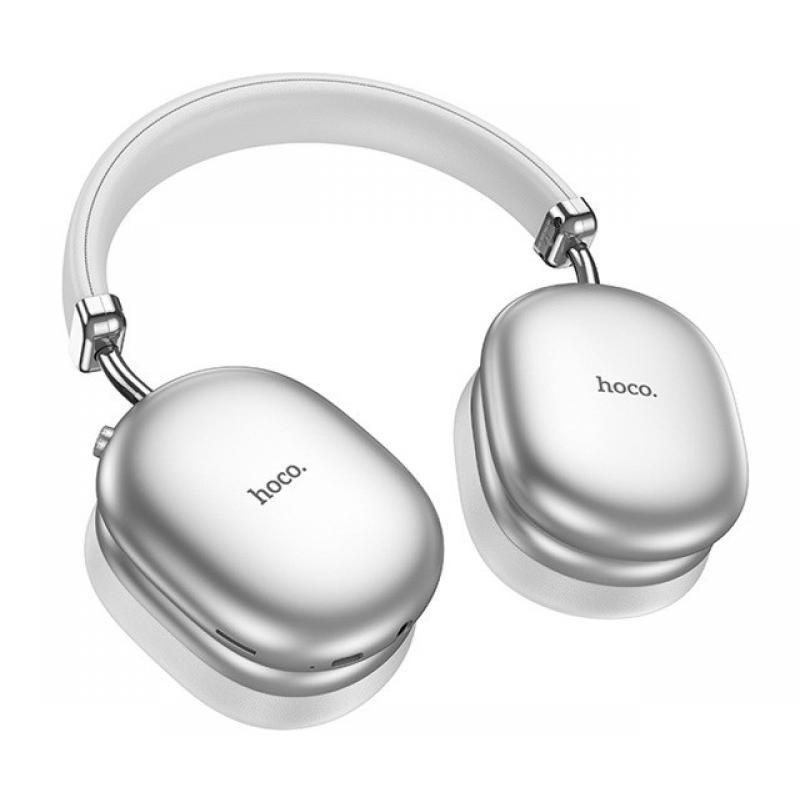 Hoco W35 Max Auspicious Bluetooth Headset Silver