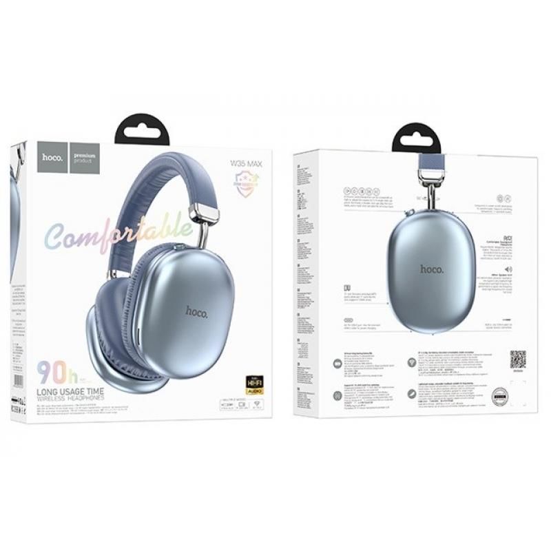 Hoco W35 Max Joy Bluetooth Headset Sky Blue