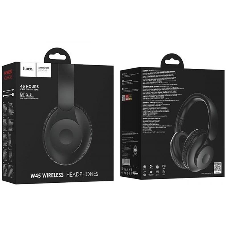 Hoco W45 Enjoy Bluetooth Headset Black