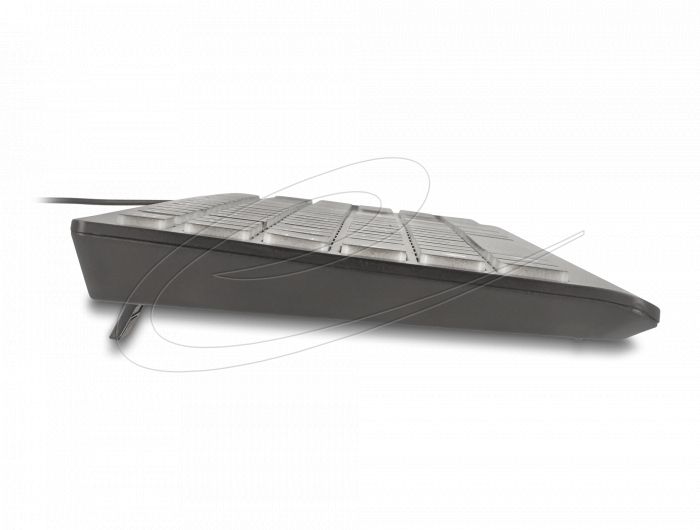 DeLock USB Keyboard wired 1.5m with XXL Letters and Illumination Black DE