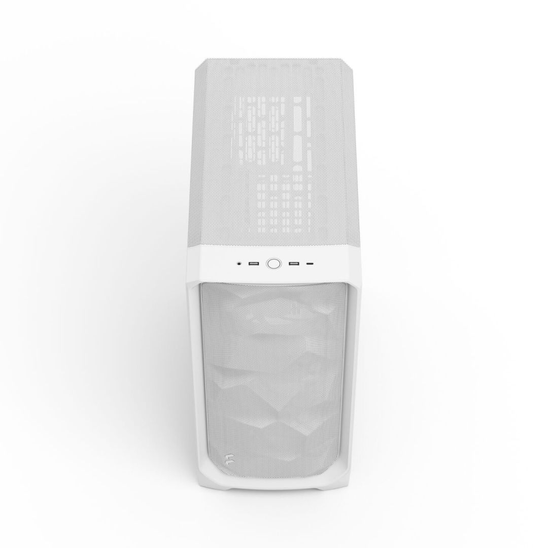 Fractal Design Meshify 3 Tempered Glass Clear Tint White
