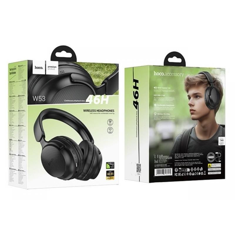 Hoco W53 Tone Bluetooth Headset Black