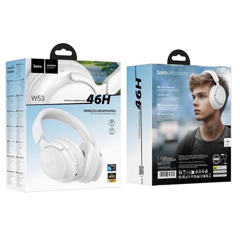Hoco W53 Tone Bluetooth Headset White
