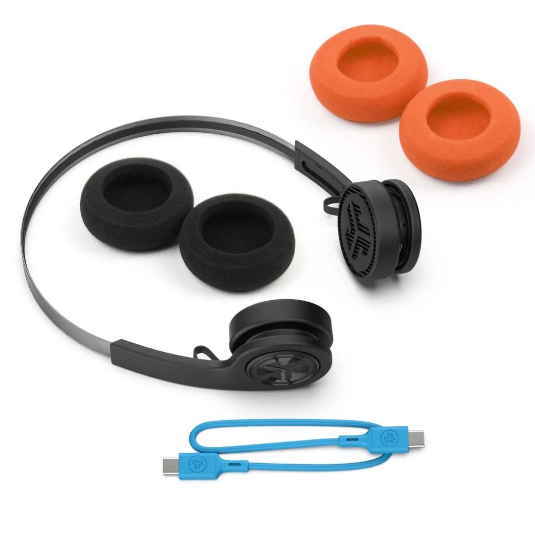 JLab Rewind Wireless Retro 2 Headset Black