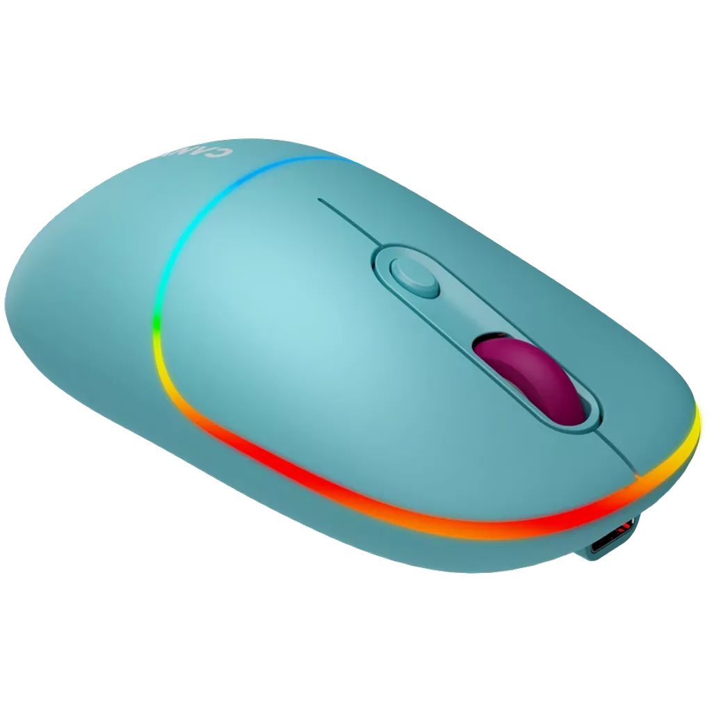 Canyon MW-22 Dual Band RGB Wireless Mouse Dark Cyan