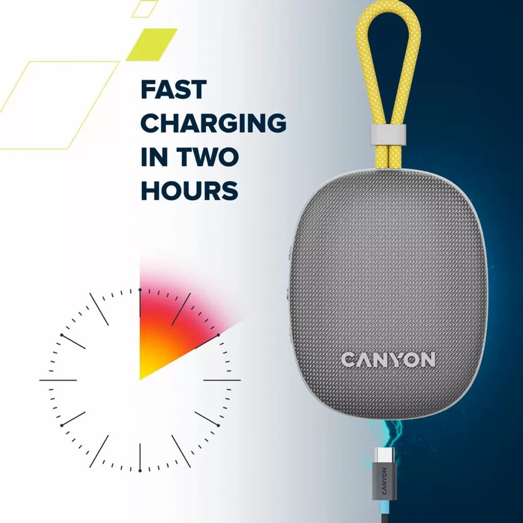 Canyon OnMove 12 Bluetooth Speaker Grey