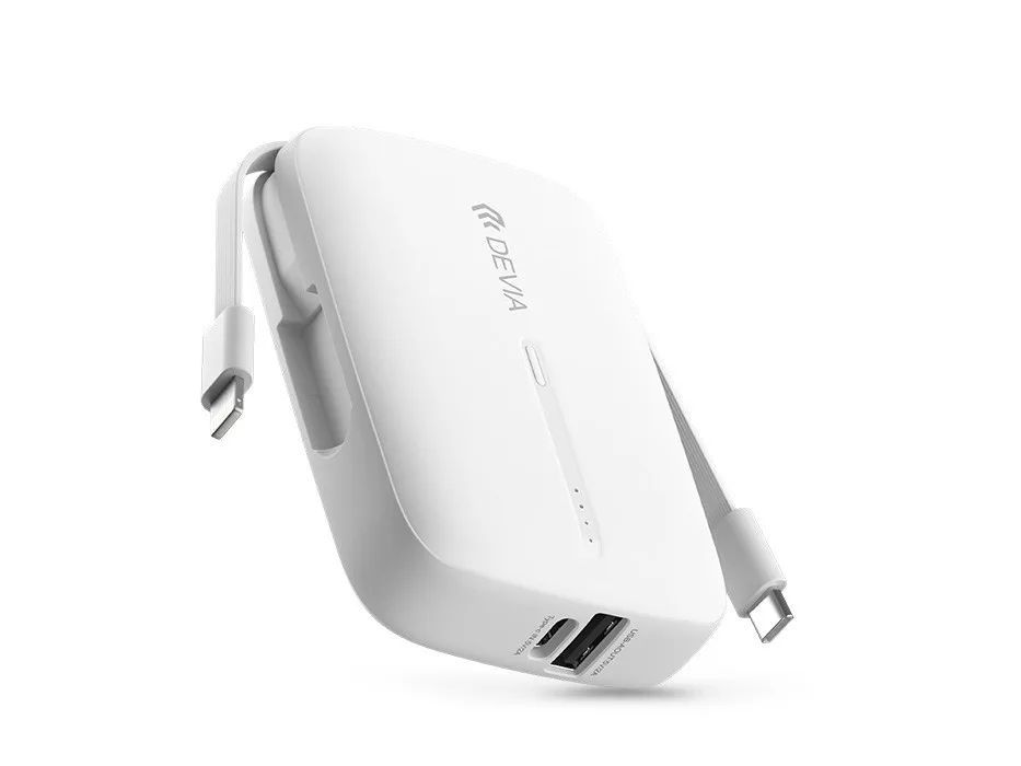 Devia ST387555 Kintone Series 10000mAh PowerBank White