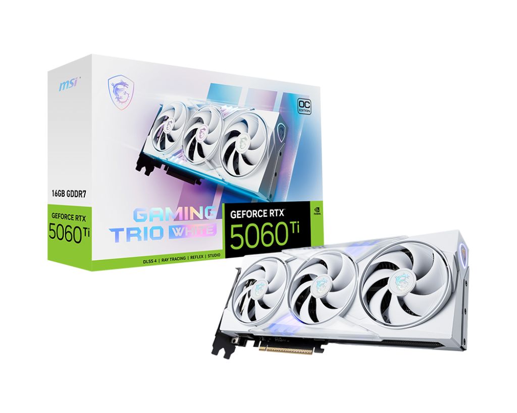 Msi RTX5060 TI 16G GAMING TRIO OC WHITE