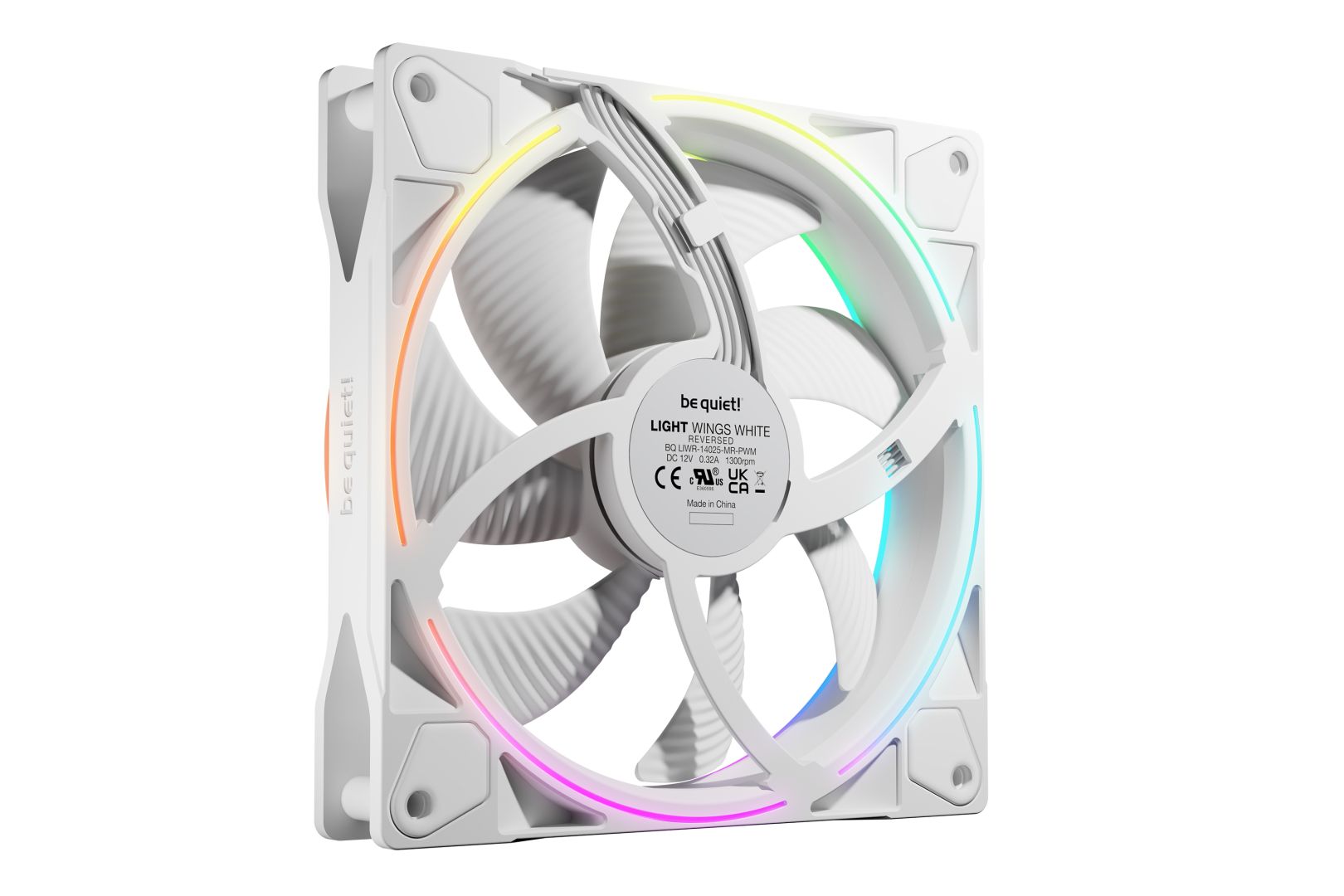 Be quiet! Light Wings 140mm PWM Reverse White