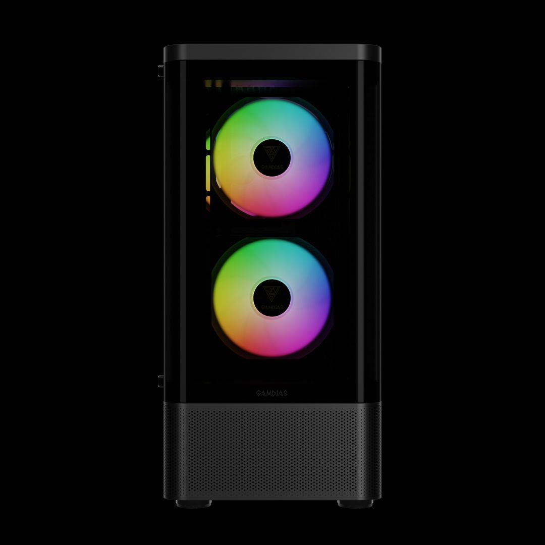Gamdias Talos E3 CG Tempered Glass Black