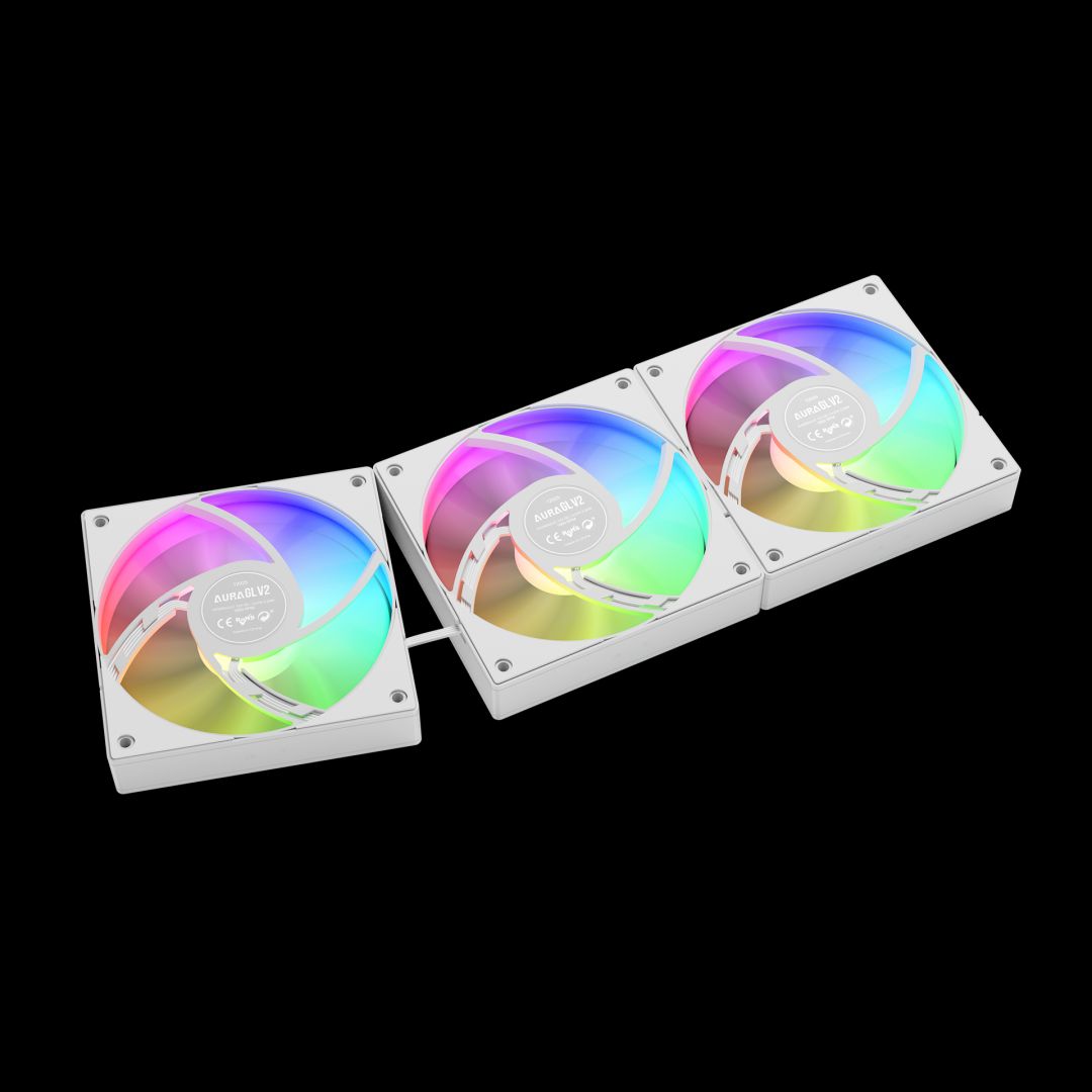 Gamdias Aura GL360 V2 WH Performance ARGB Liquid Cooler