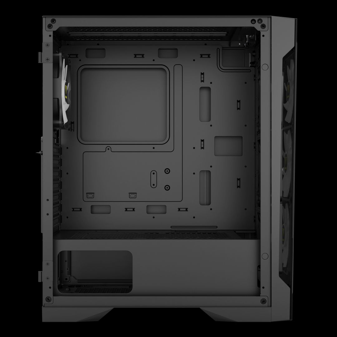 Gamdias Talos E2 Elite Tempered Glass Black