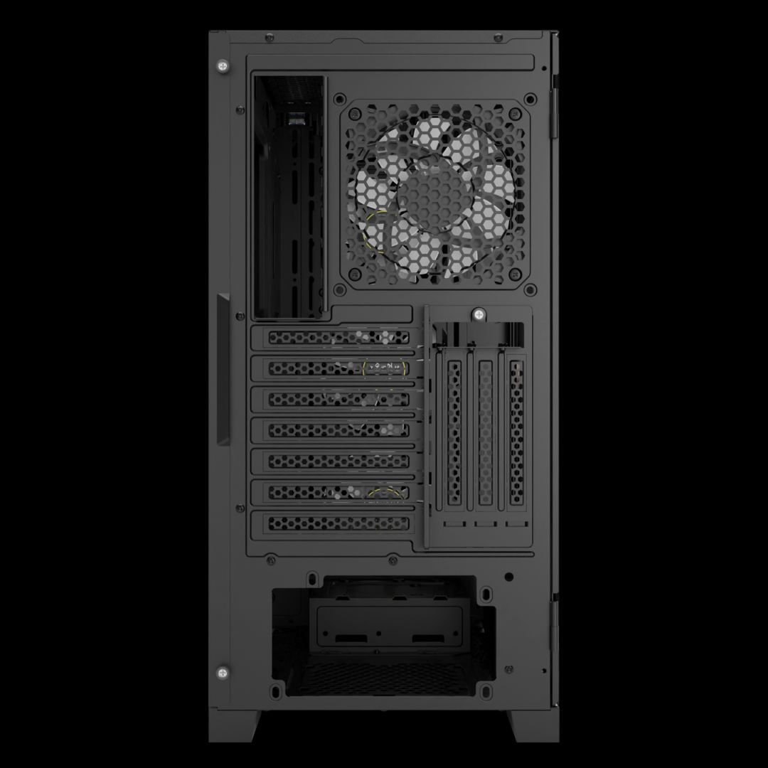 Gamdias Talos E2 Elite Tempered Glass Black