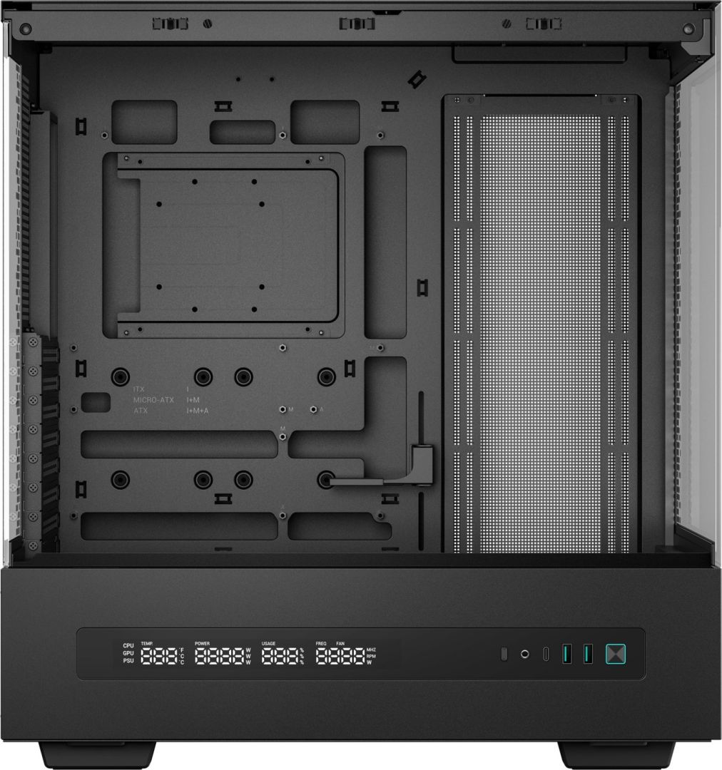 DeepCool CH690 Digital Tempered Glass Black
