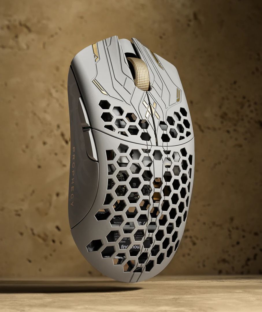 Finalmouse ULX Prophecy Clix Classic Wireless Gaming Mouse White