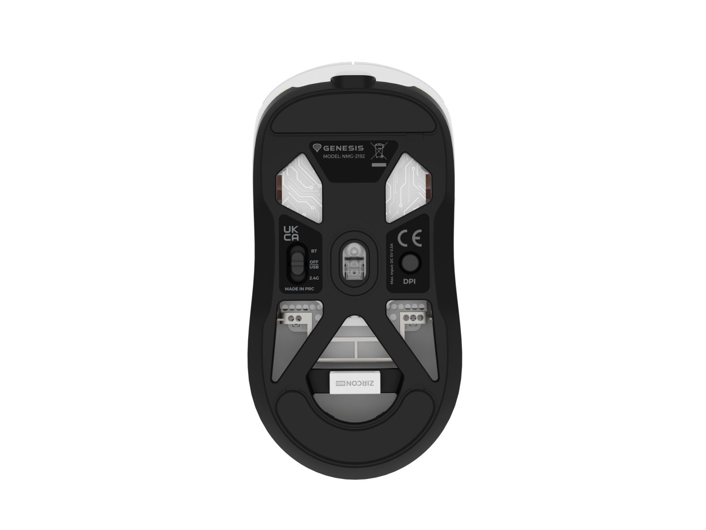Genesis Zircon 660 Gaming Mouse White