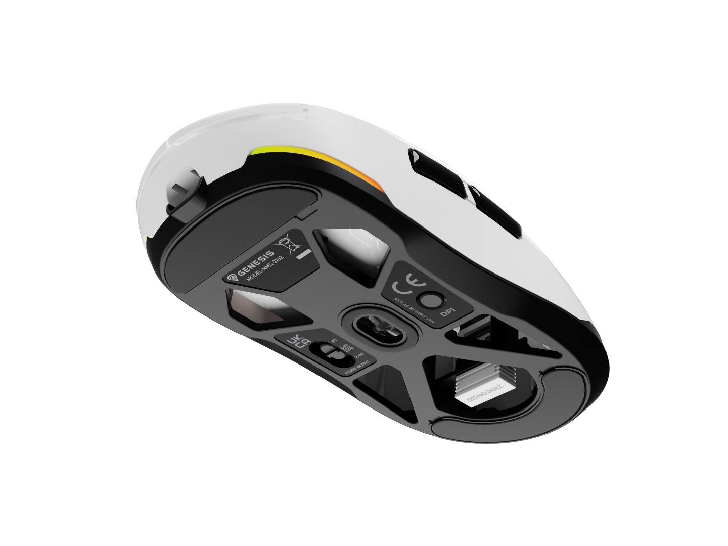 Genesis Zircon 660 Gaming Mouse White