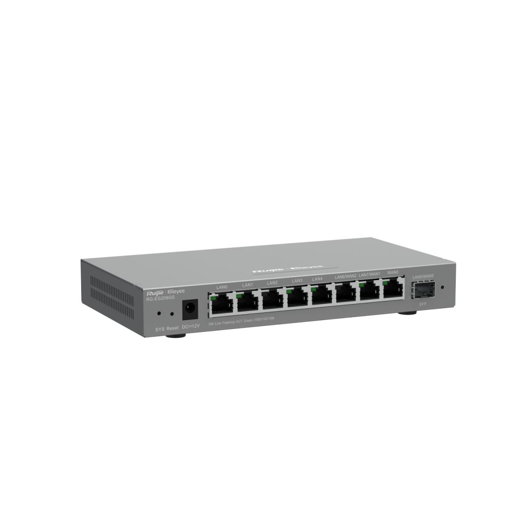 Reyee Ruijie RG-EG209GS 9-Port Gigabit Cloud Managed SFP Router