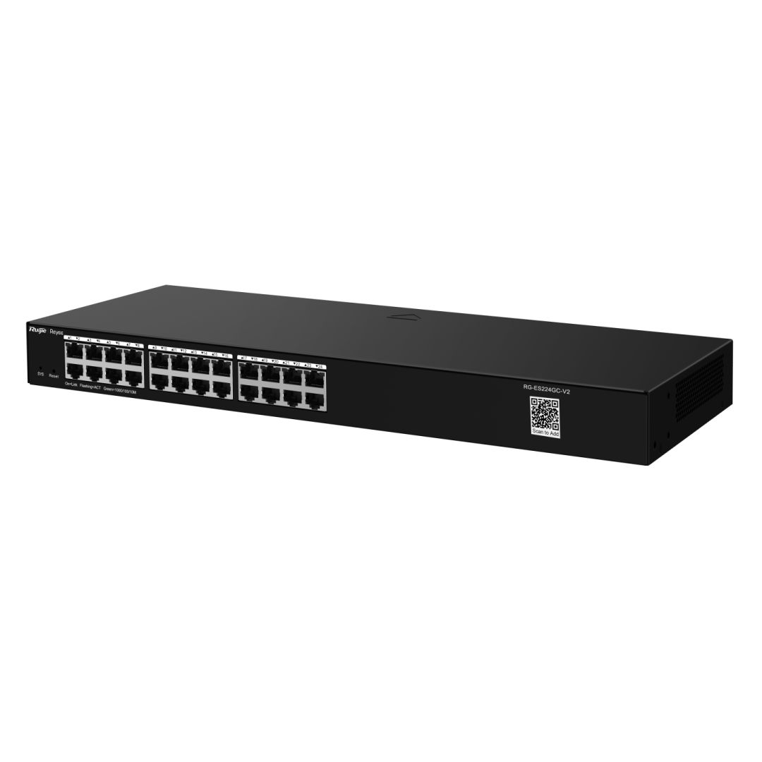 Reyee RG-ES224GC-V2 24-Port Gigabit Smart Cloud Managed Non-PoE Switch