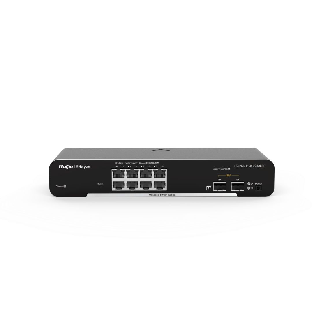 Reyee RG-NBS3100-8GT2SFP 10-Port Gigabit Layer 2 Cloud Managed Non-PoE Switch