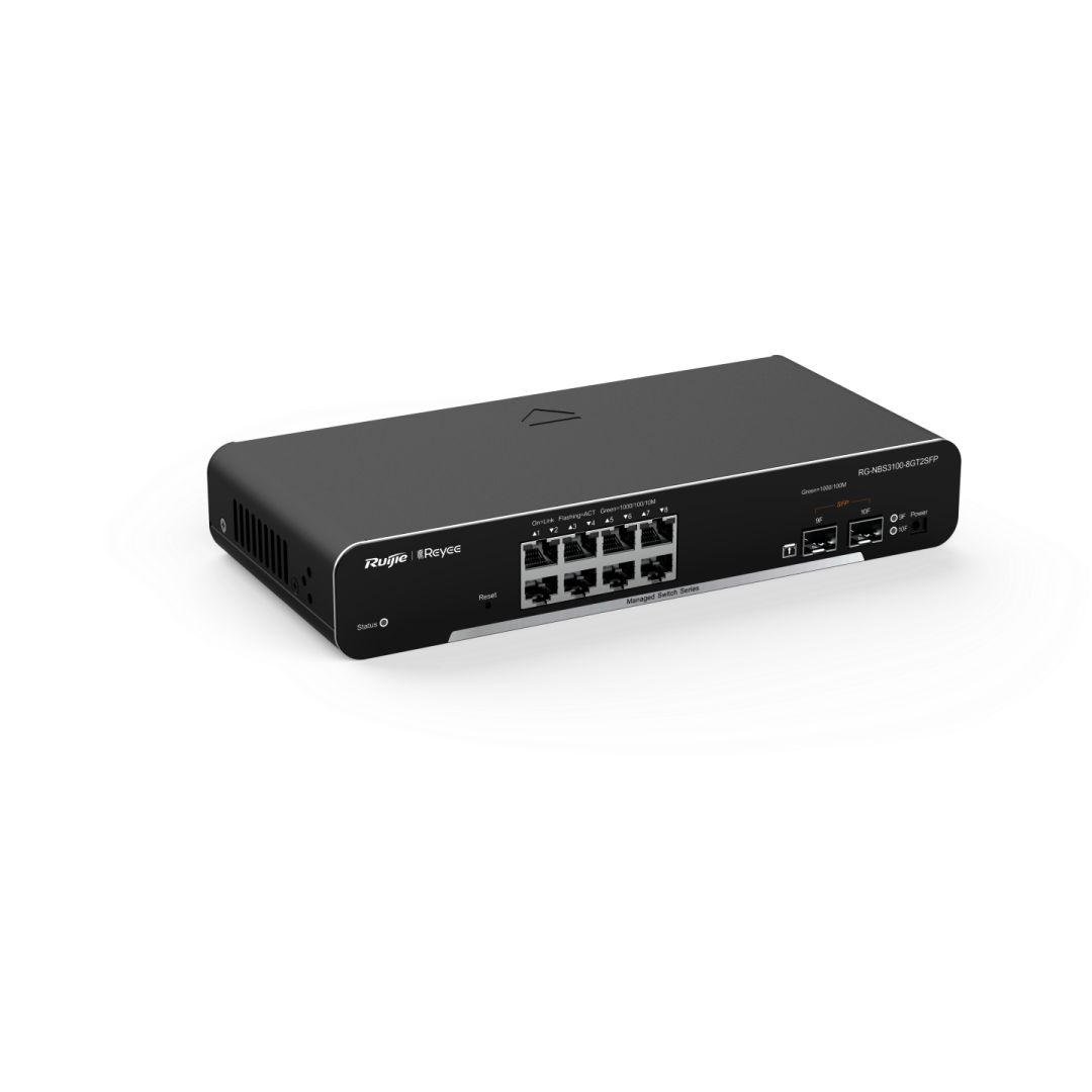 Reyee RG-NBS3100-8GT2SFP 10-Port Gigabit Layer 2 Cloud Managed Non-PoE Switch