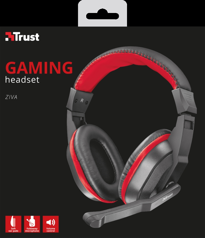 Trust Ziva Gaming Headset Black