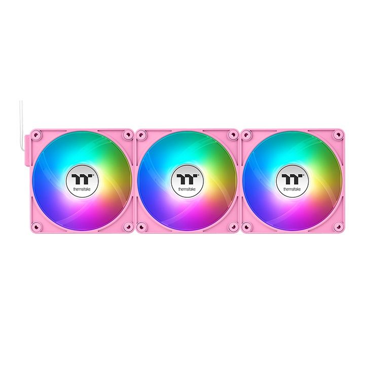 Thermaltake CT120 EX ARGB Sync PC Cooling Fan Pink (3-Fan Pack)