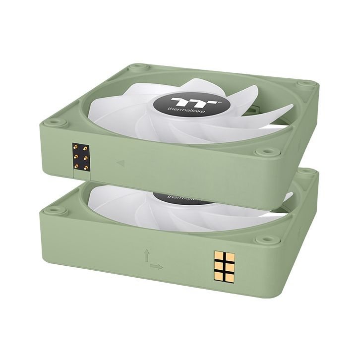 Thermaltake CT120 EX Reverse ARGB Sync PC Cooling Fan Matcha Green (3-Fan Pack)