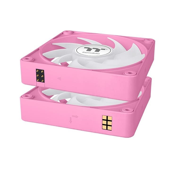 Thermaltake CT140 EX ARGB Sync PC Cooling Fan Pink (3-Fan Pack)