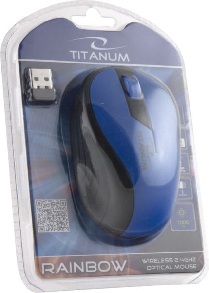 Esperanza Titanium TM114B Wireless Mouse Rainbow Blue