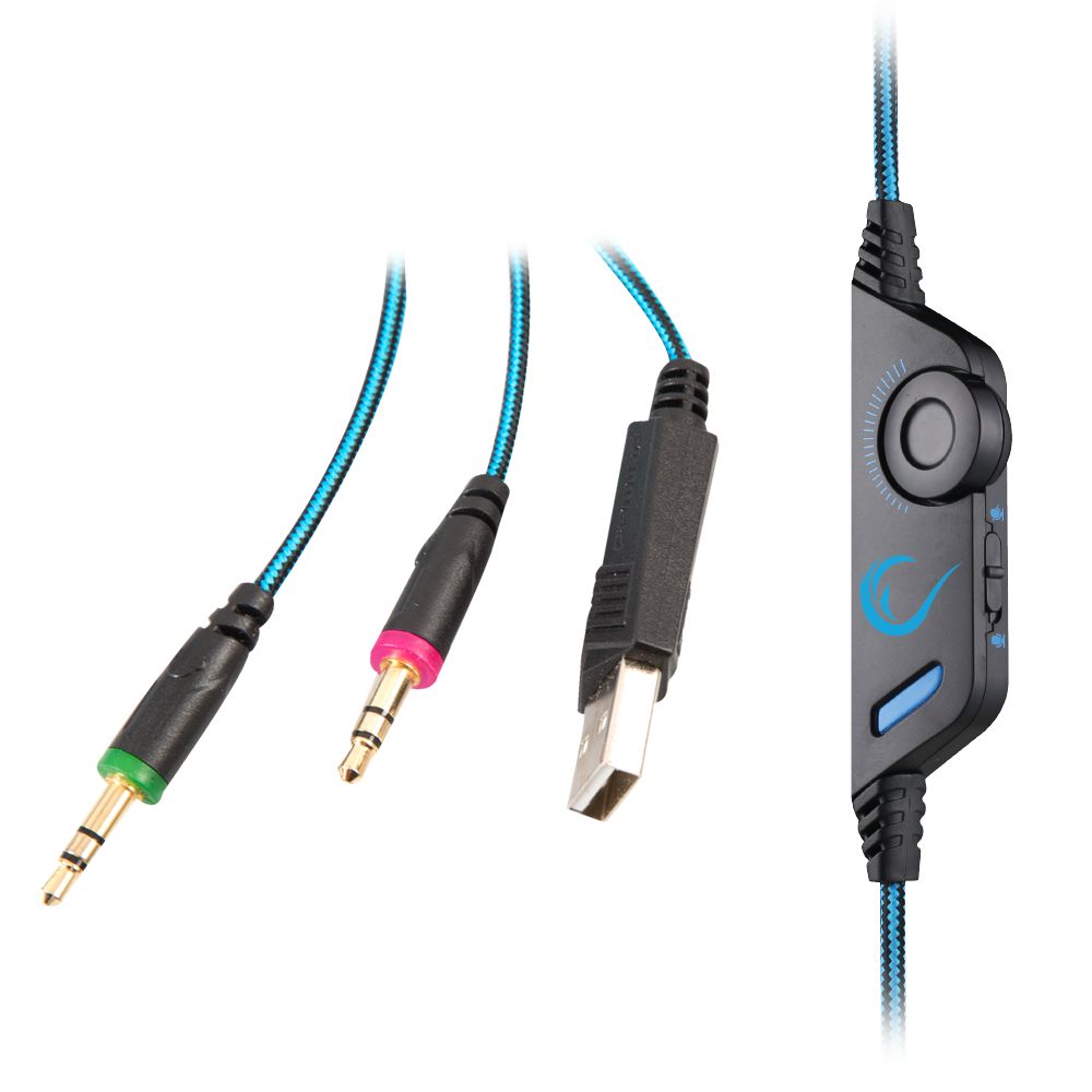 Rampage Rivia G20 Gaming headset Black/Blue