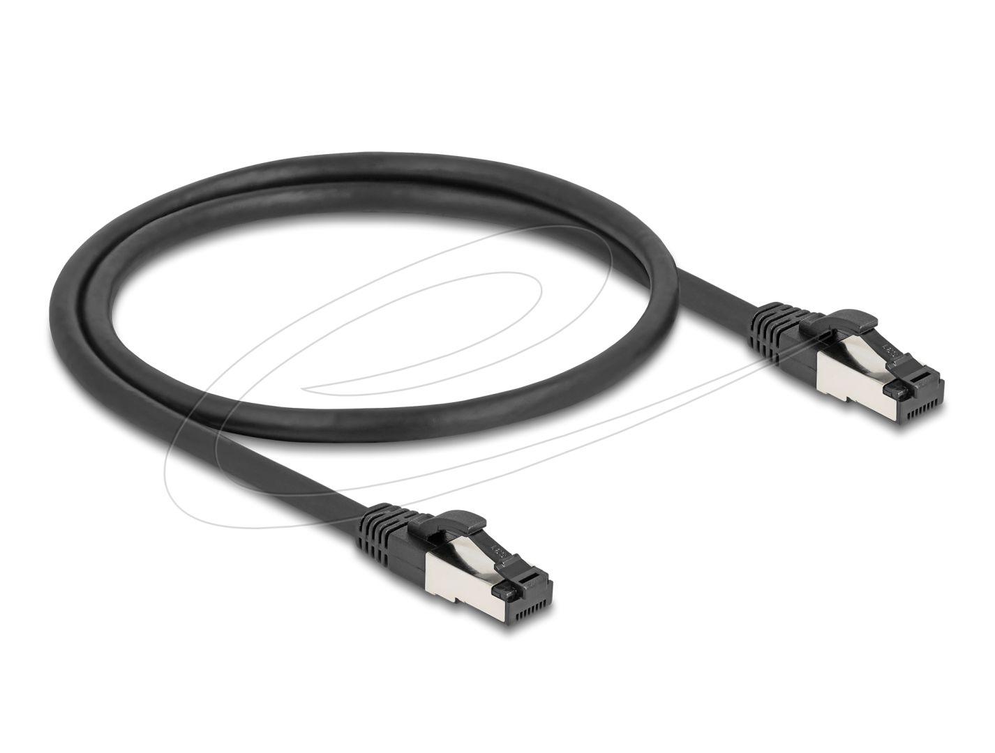 DeLock CAT8.1 S-FTP Patch Cable 0,5m Black