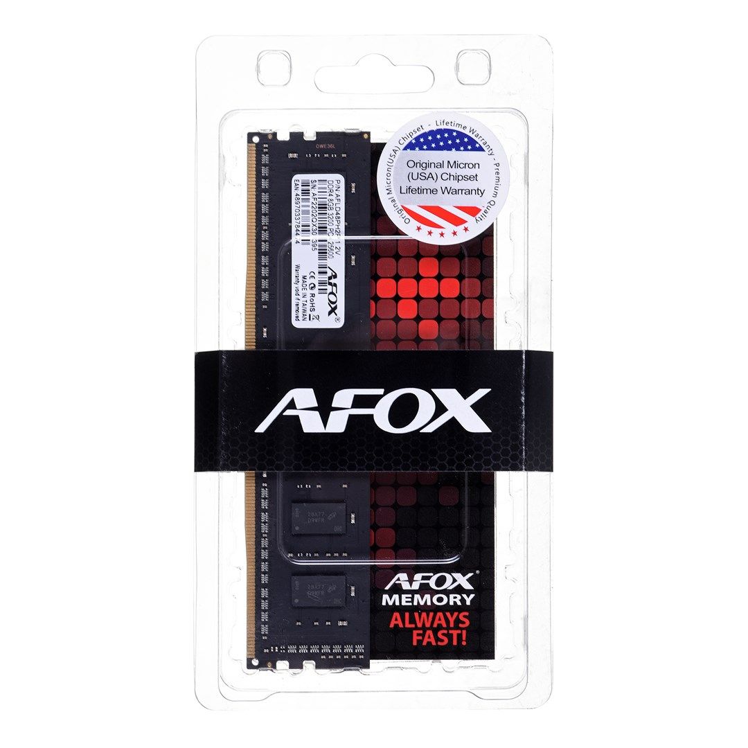 AFOX 32GB DDR4 3200MHz Black