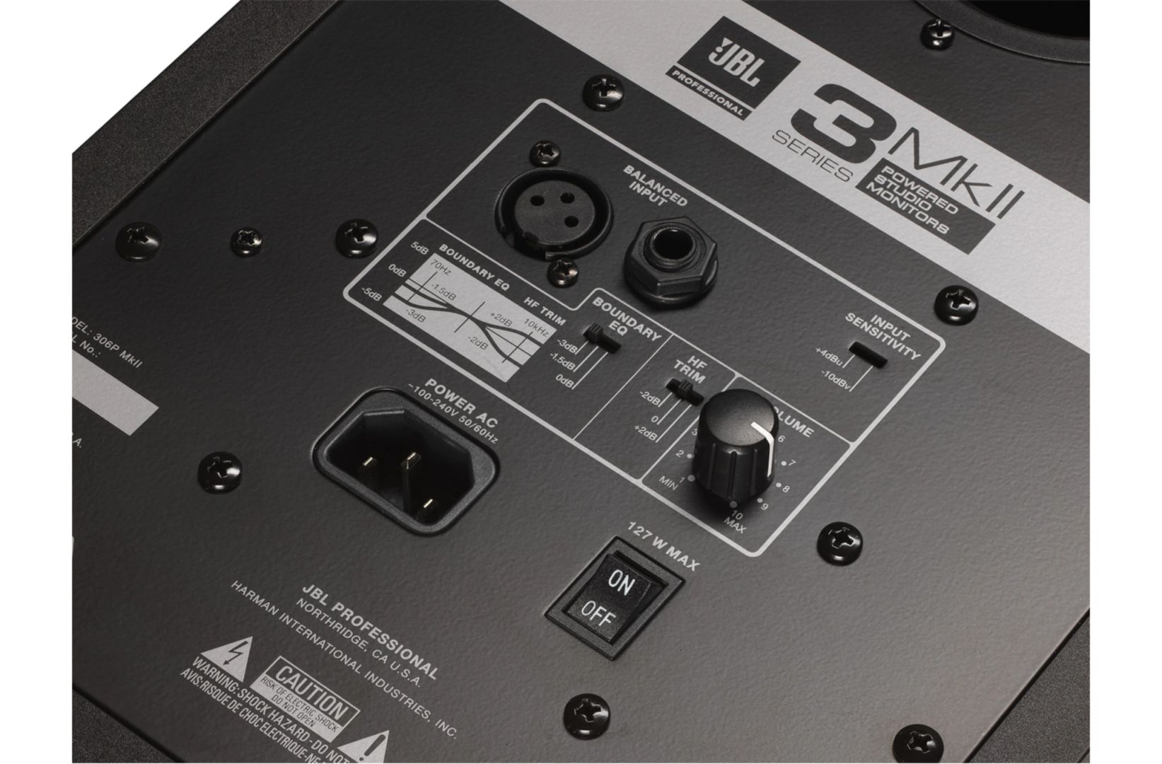 JBL 306P MKII 2-way Wired Black
