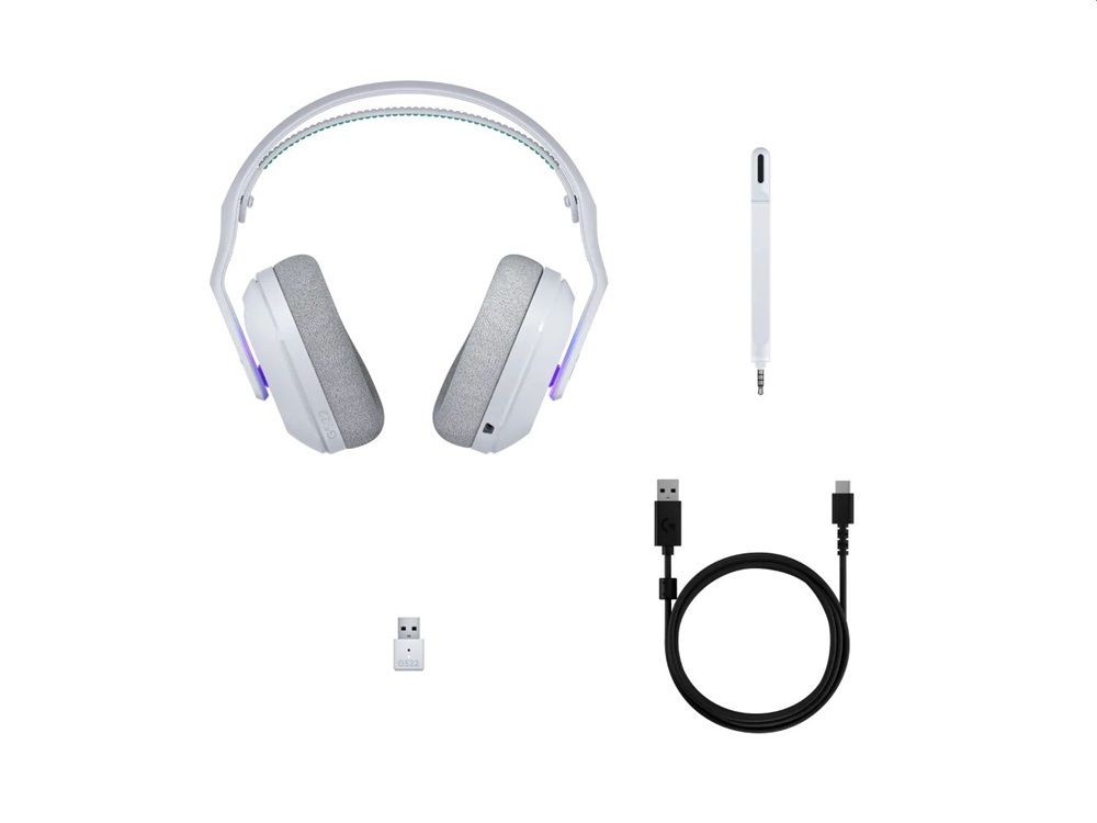 Logitech G522 Lightspeed Wireless Bluetooth Gaming Headset White