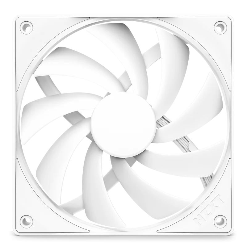 NZXT F120Q 120mm Quiet Airflow PWM Case Fan White