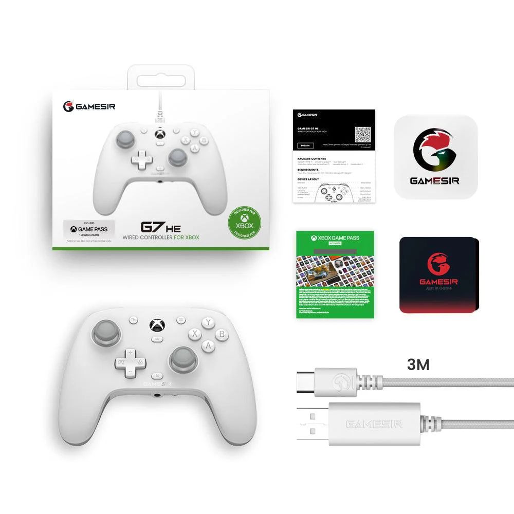 GameSir G7 HE USB-C Gamepad White