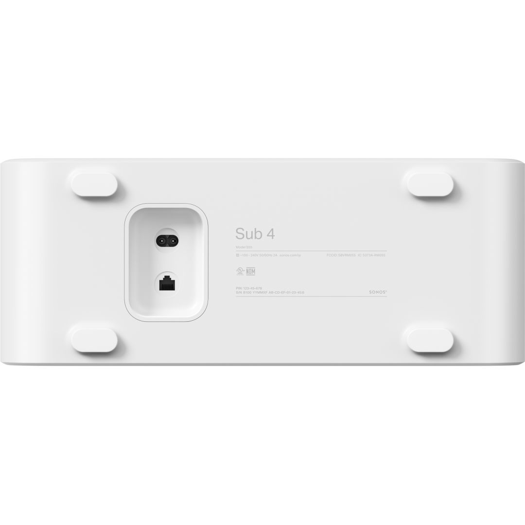 Sonos Sub 4 Premium Wireless Subwoofer White