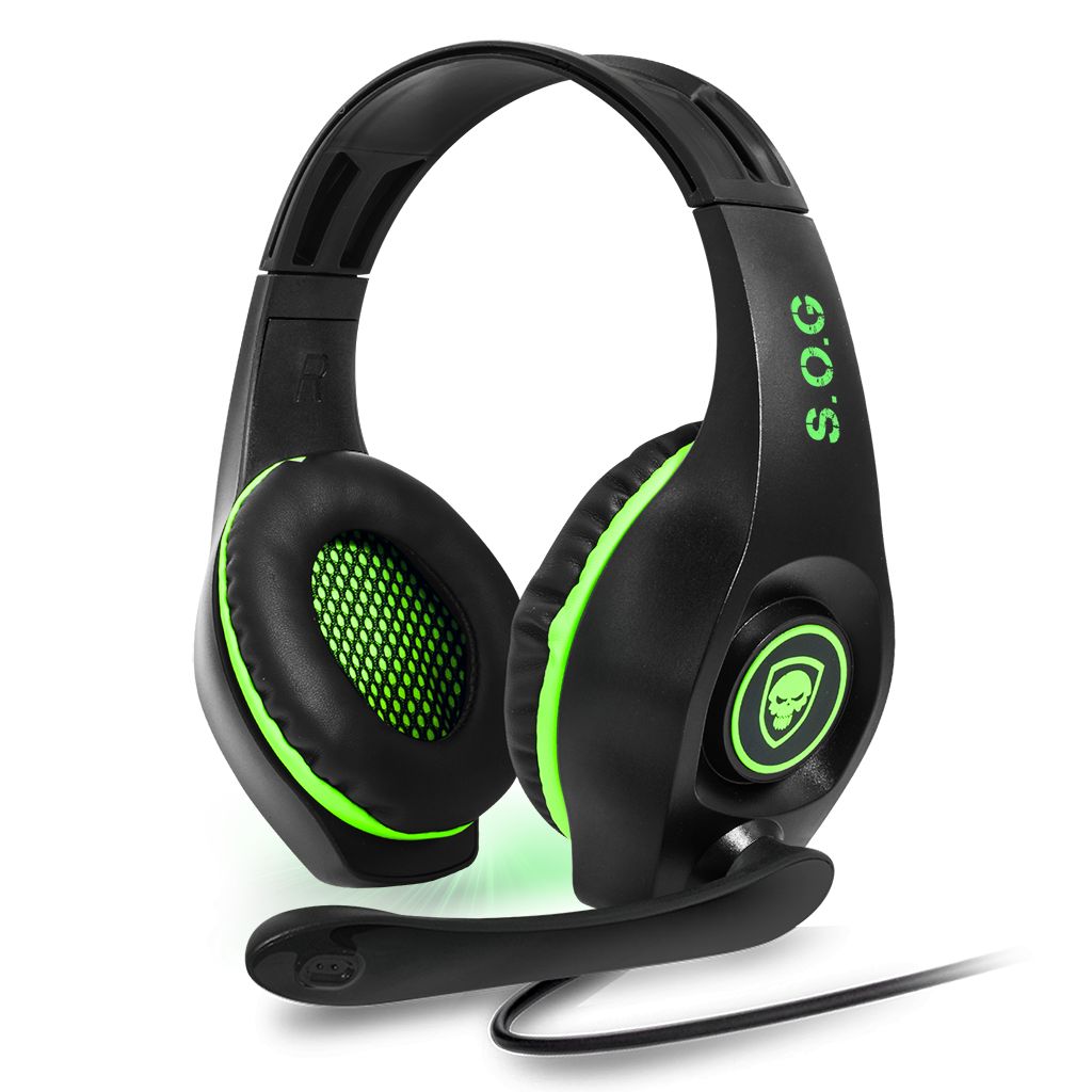 Spirit Of Gamer Pro-XH5 headset Black/Green