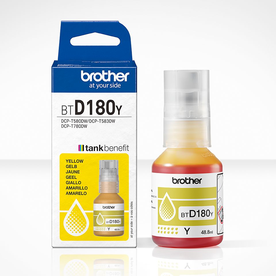 Brother BTD180Y Yellow tintapatron