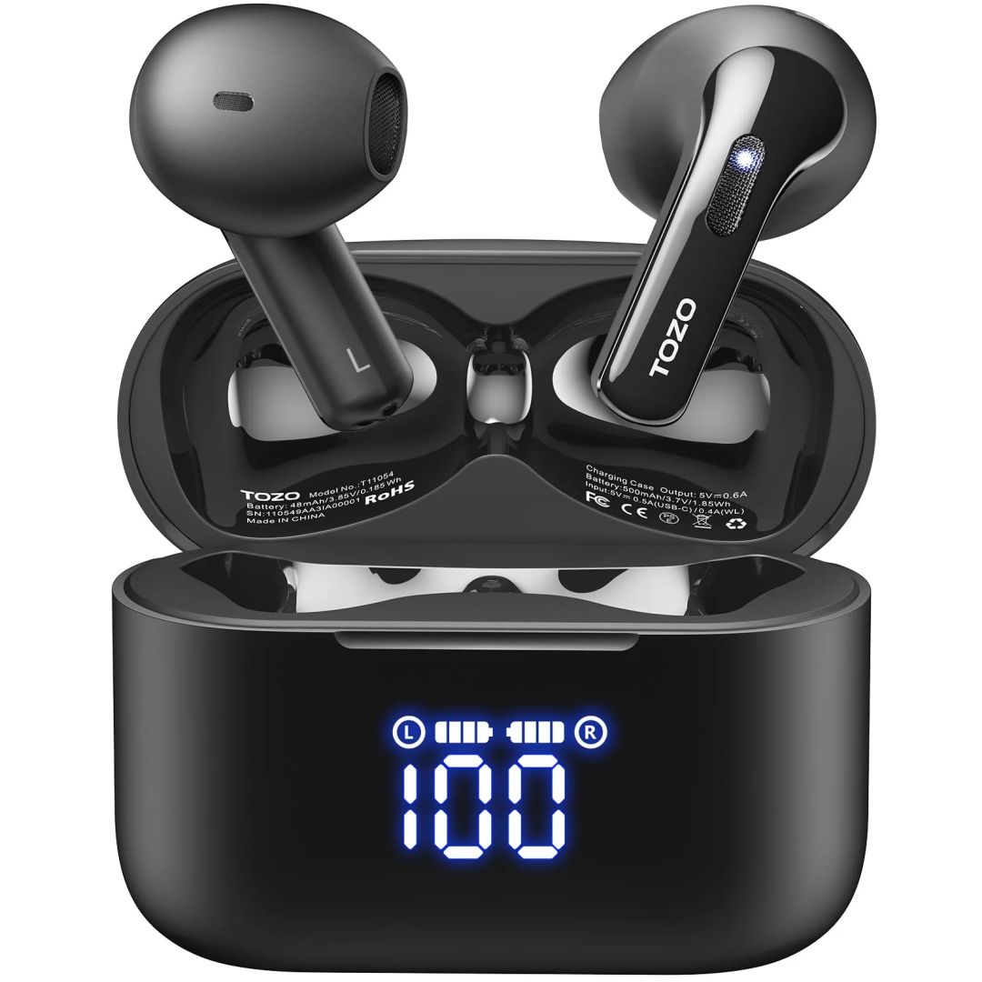 TOZO Tonal Fits T21 TWS Bluetooth Headset Black