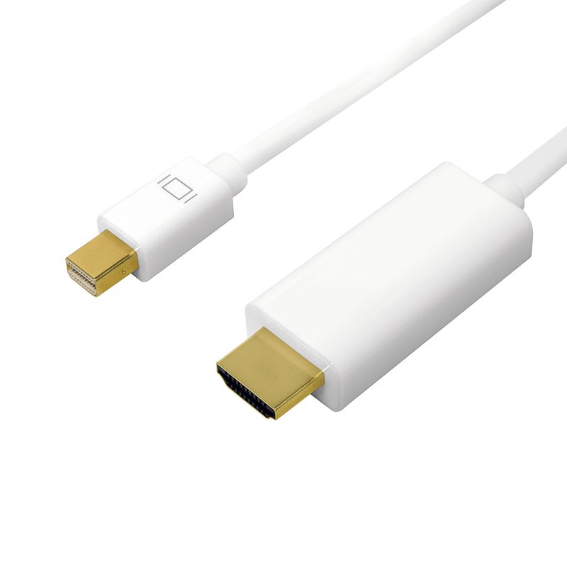 Logilink DisplayPort cable mDP/M to HDMI-A/M 4K/30 Hz 3m White