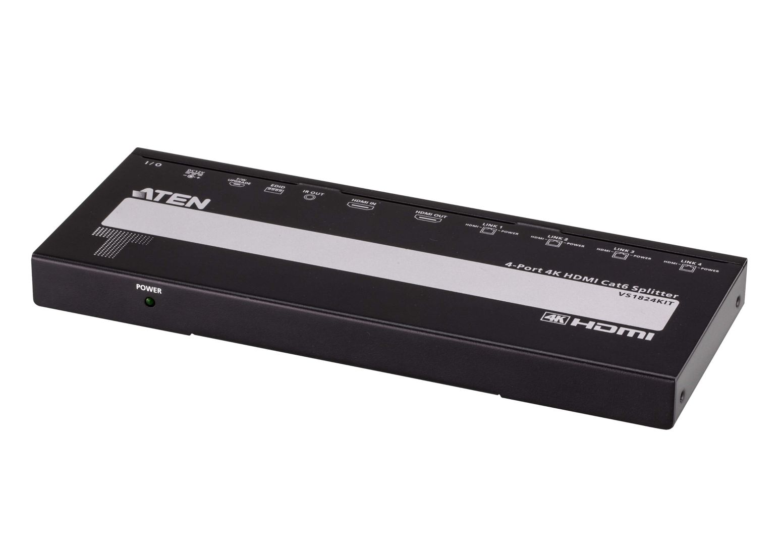 ATEN VS1824KIT 4-Port 4K HDMI Cat 6 Splitter with Receivers