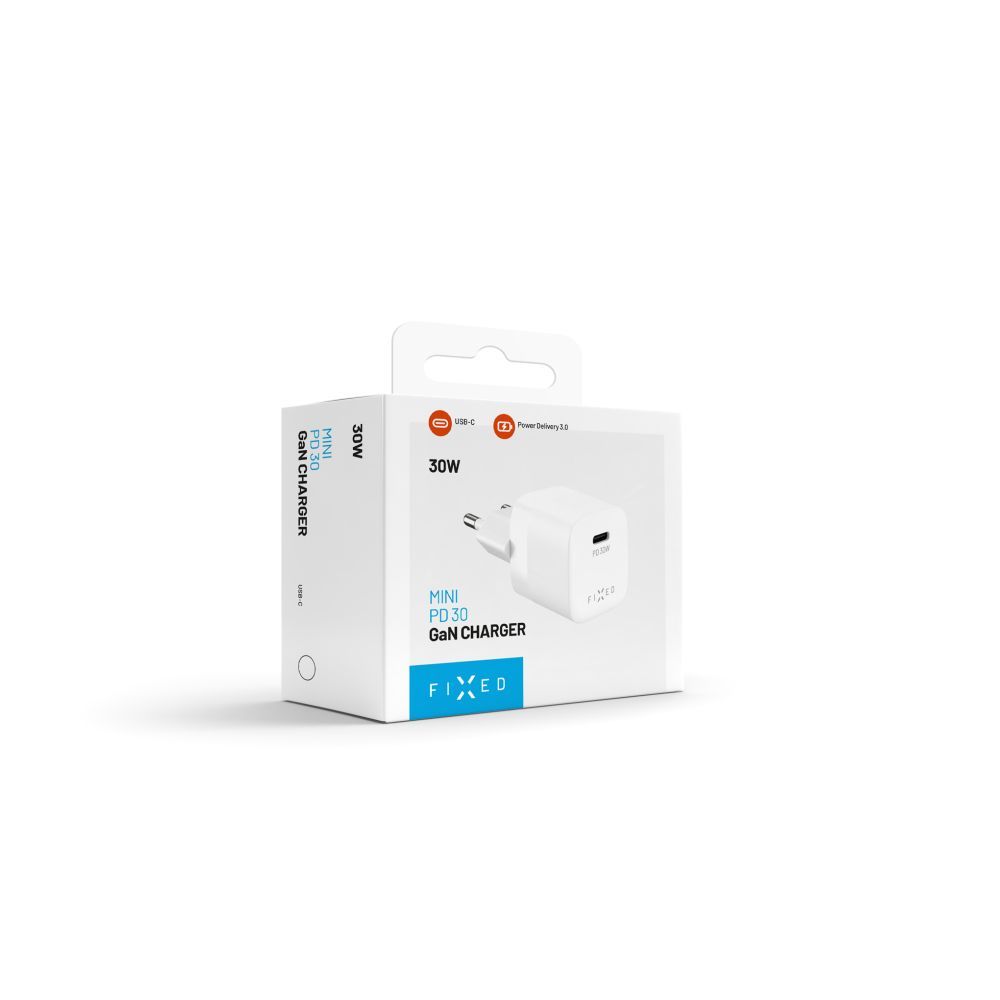 FIXED Mini USB-C GaN Charger 30W White