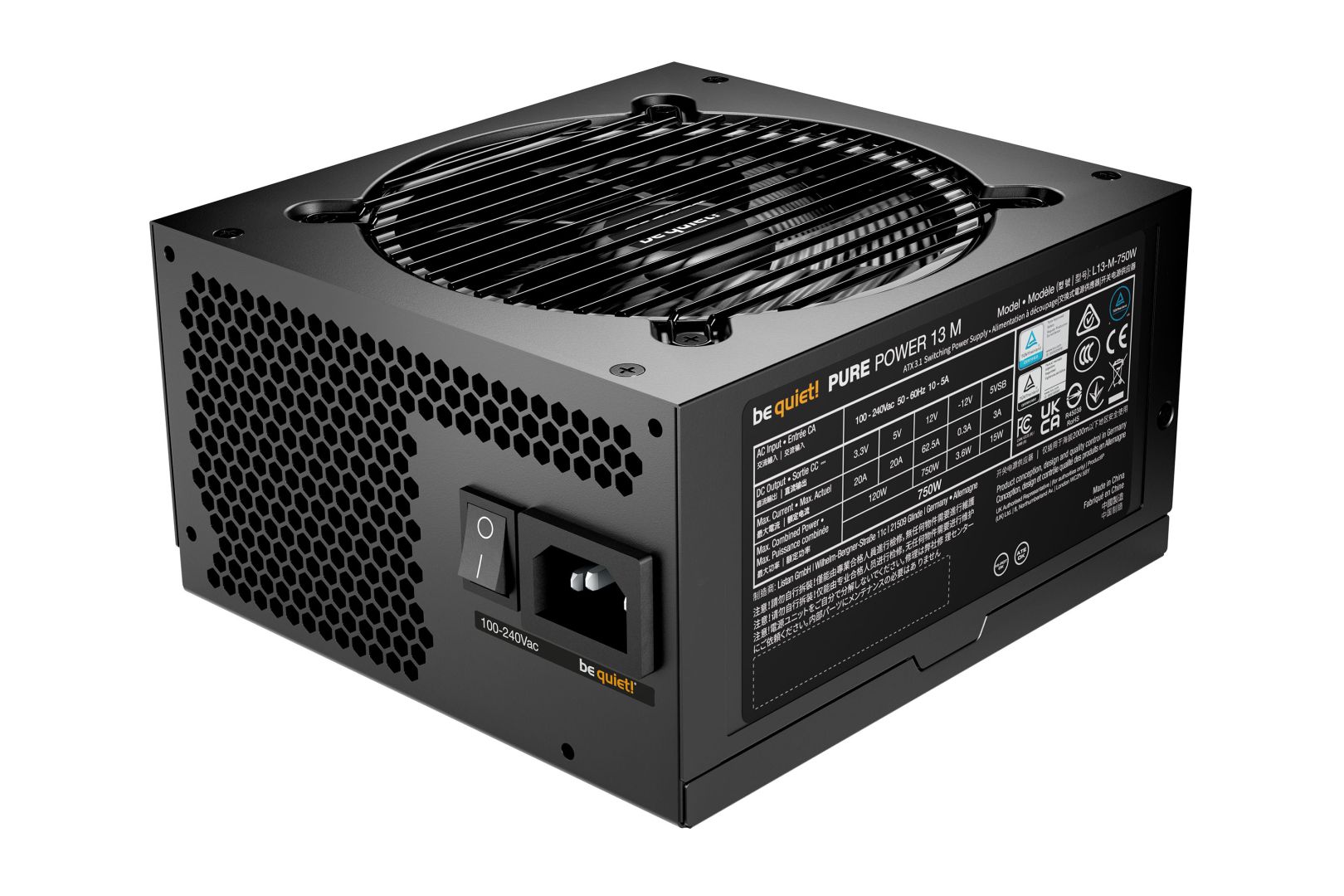 Be quiet! 750W 80+ Gold Pure Power 13 M