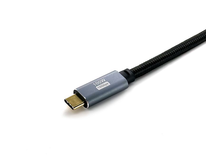 EQuip USB-C 3.2 Gen2 to USB-C 100W cable 3m Black